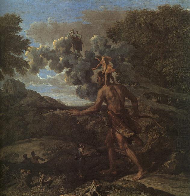 Blind Orion Searching for the Rising Sun, Nicolas Poussin